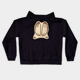 Hog Track Woodcut Kids Hoodie